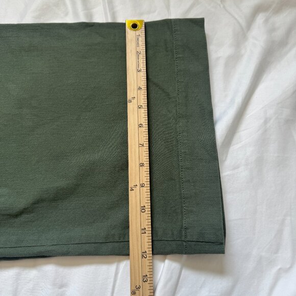 LOFT Women’s The Palmer Wide Leg Cotton Twill Pants in Sage Green Size 10 - Picture 11 of 12
